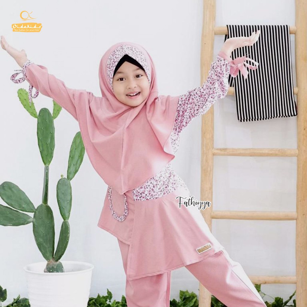 Setelan Anak Cewek Daily Dress Fathiya Oidokids