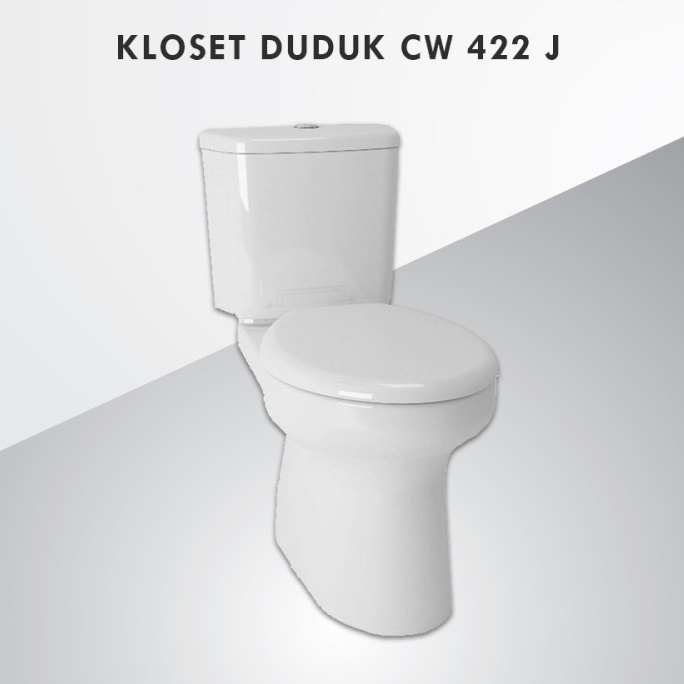TOTO - CLOSET DUDUK TOTO / KLOSET DUDUK TOTO CW 422 J PUTIH