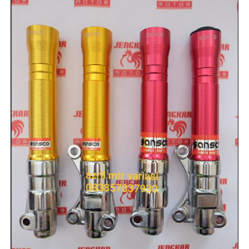 Bottom Shock Skok Depan Cnc Vixion Kaki Krom Merah/Bottom Shok Variasi/Bumbung Skok Cnc Vixion