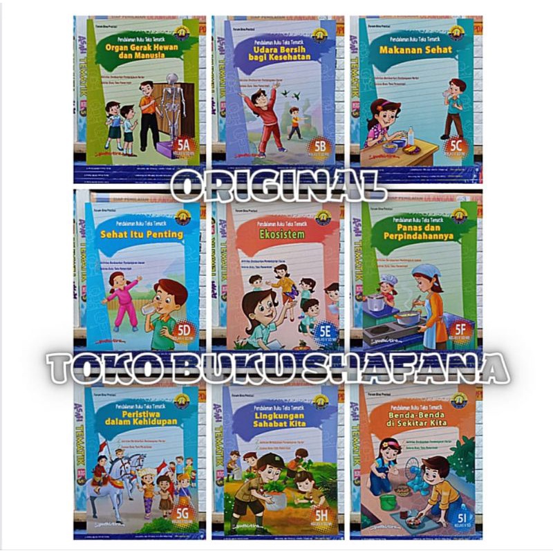 EDISI REVISI !!! BUKU PBT ( PENDALAMAN BUKU TEKS TEMATIK ) 5A 5B 5C 5D 5E 5F 5G 5H 5I YUDHISTIRA K-13 KELAS 5 SD