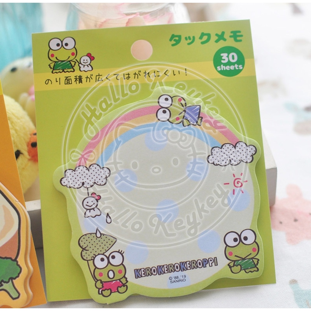 

sticky note notes keroppi original sanrio