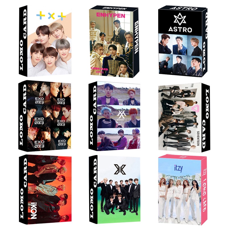 ASTRO 30pcs Kartu Pos Foto Kpop TWICE ITZY EXO