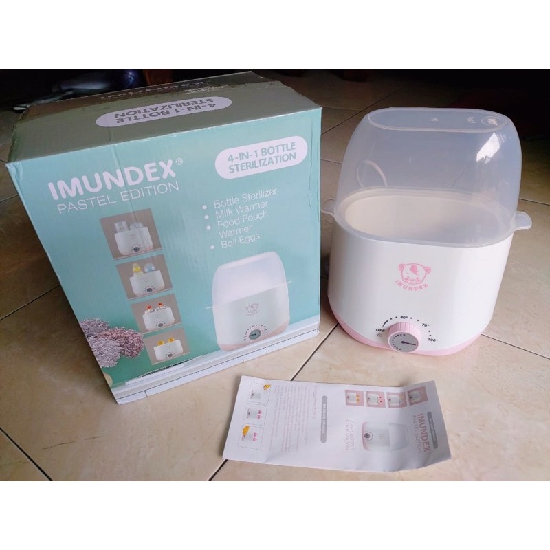 Imundex 5 in 1 Pemanas Asi Steril Botol Bayi Bottle Warmer + Sterilizer + Masak Telur Preloved