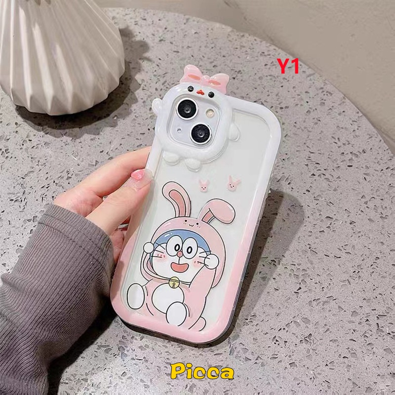 Case Desain Kartun Monster Doraemon Untuk VIVO Y35 Y22s Y16 Y15s Y75 Y1S Y15A Y22 Y20 Y55 Y33s V23 Y31 Y20s G T1 Y91 Y02s Y30 Y12 Y21 Y21T Y21 Y21s Y21A Y21T Y21T12