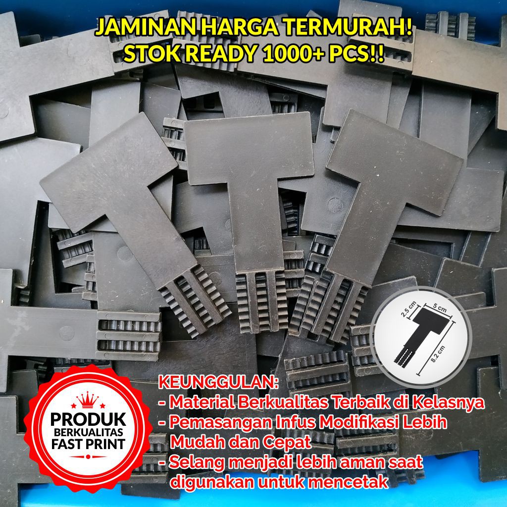 Arm Support Model T Import Penyangga - Penjepit - Penata Selang Printer CISS Infus Modifikasi