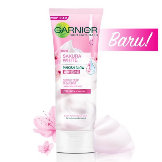 ★ BB ★ Garnier Bright Complete Face Wash 50ml  | Pure Active | Sakura Glow Hyaluron | Face Wash | Scrub | GEL 50ML