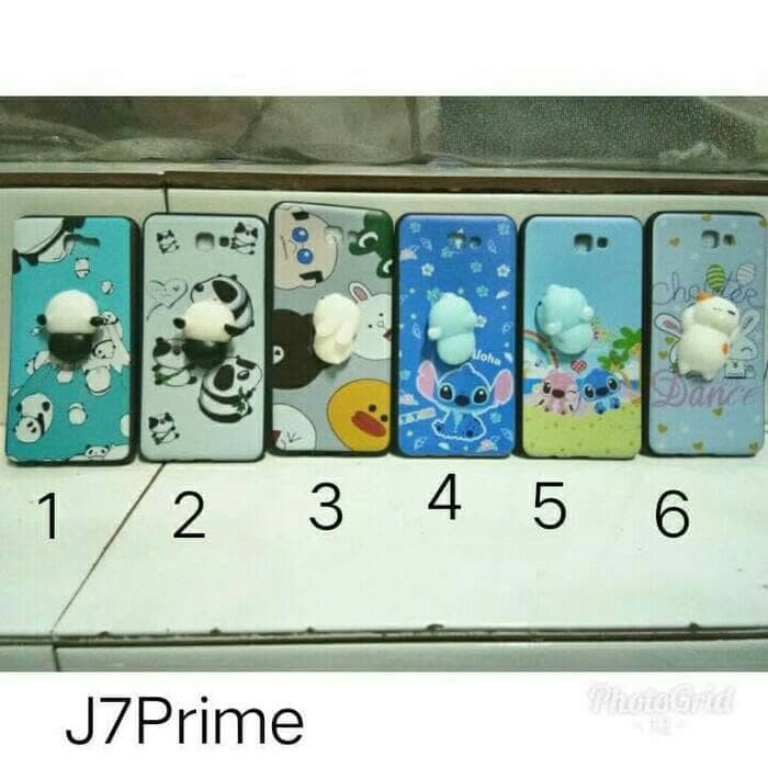 Squishy Case for Samsung J7 Prime /Softsheel Embos Karakter J7Prime