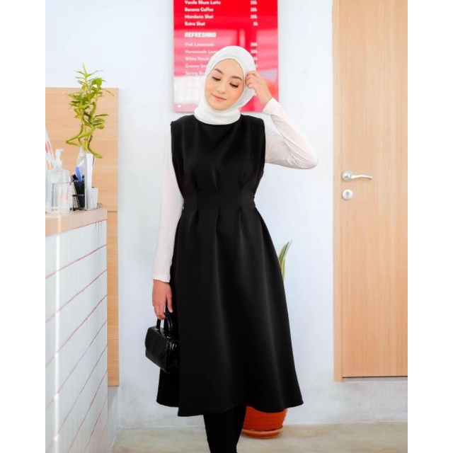 DRESS KOREA - ADYLA MINI DRESS - DRESS WANITA - DRESS TERLARIS - PAKAIAN TERLARIS - CASUAL DRESS