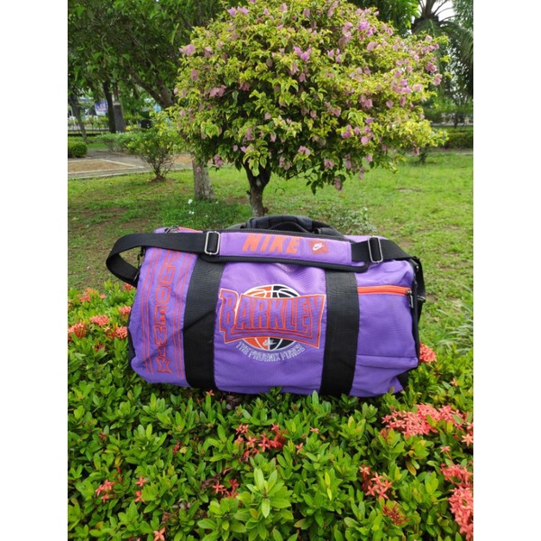 vintage duffle bag nike charles barkley