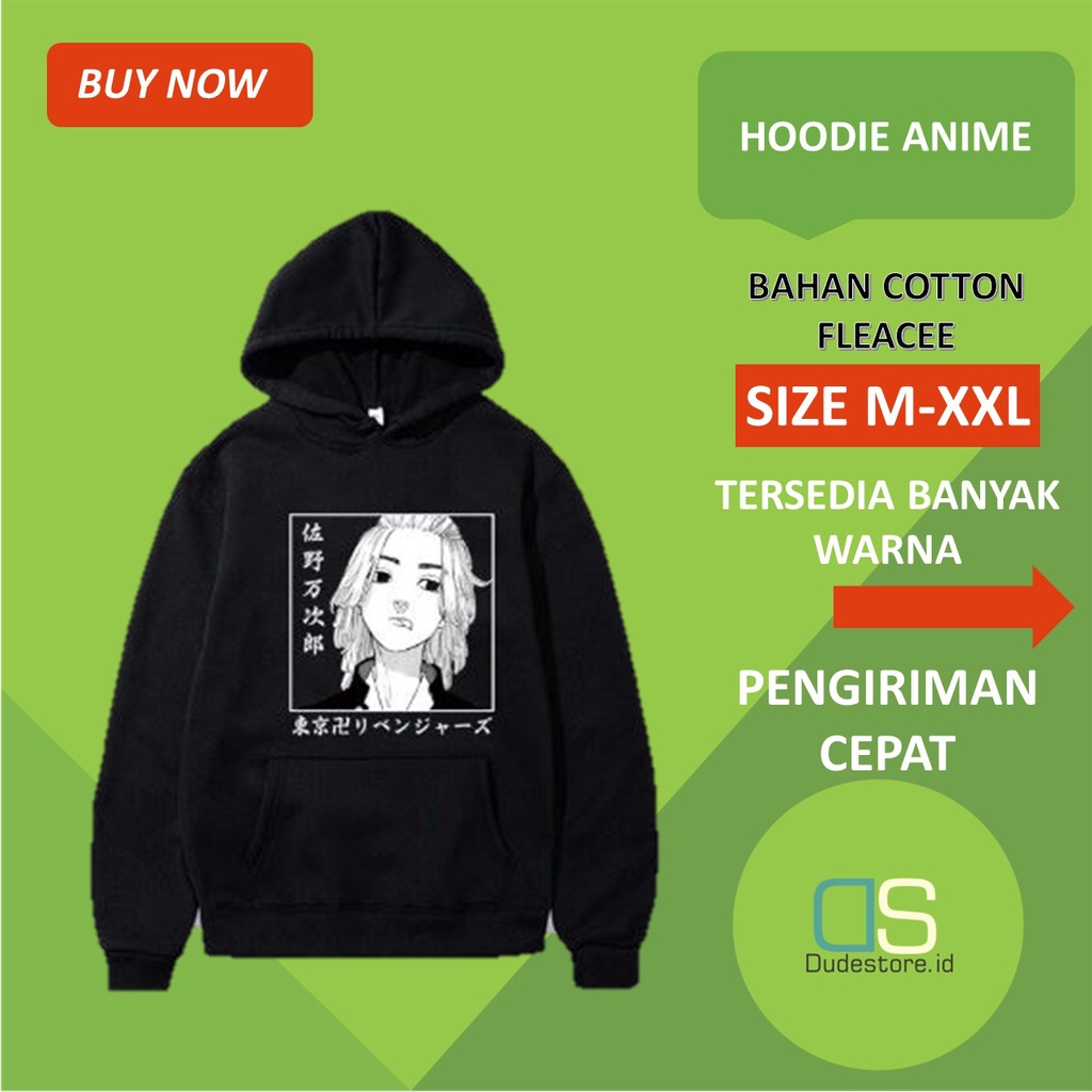 Baju Hangat Pria Tokyo Revengers Mikey Jaket Laki Laki Hodie Cowok