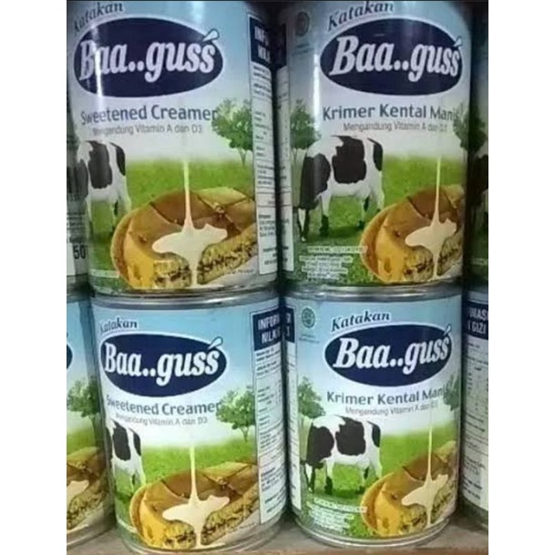 

Baaguss Susu Kental Manis / Krimer Kental Kaleng 505g