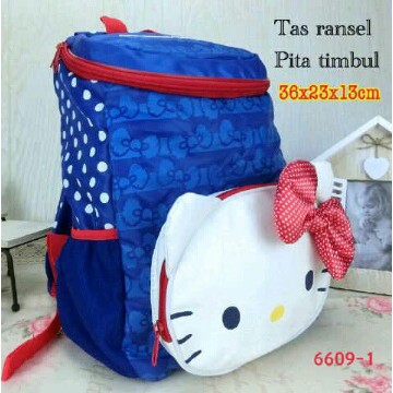 TAS RANSEL HELLO KITTY BIRU TUA