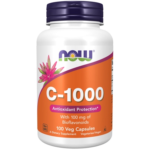 NOW FOODS Vitamin C 1000 mg with Bioflavonoid isi 100 Veg Capsules