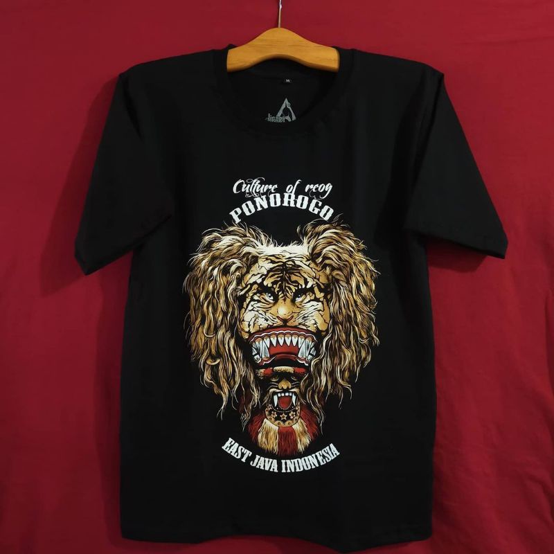 KAOS BUDAYA BARONG REOG INDONESIA ORIGINAL PONOROGO JIEGEX BR003