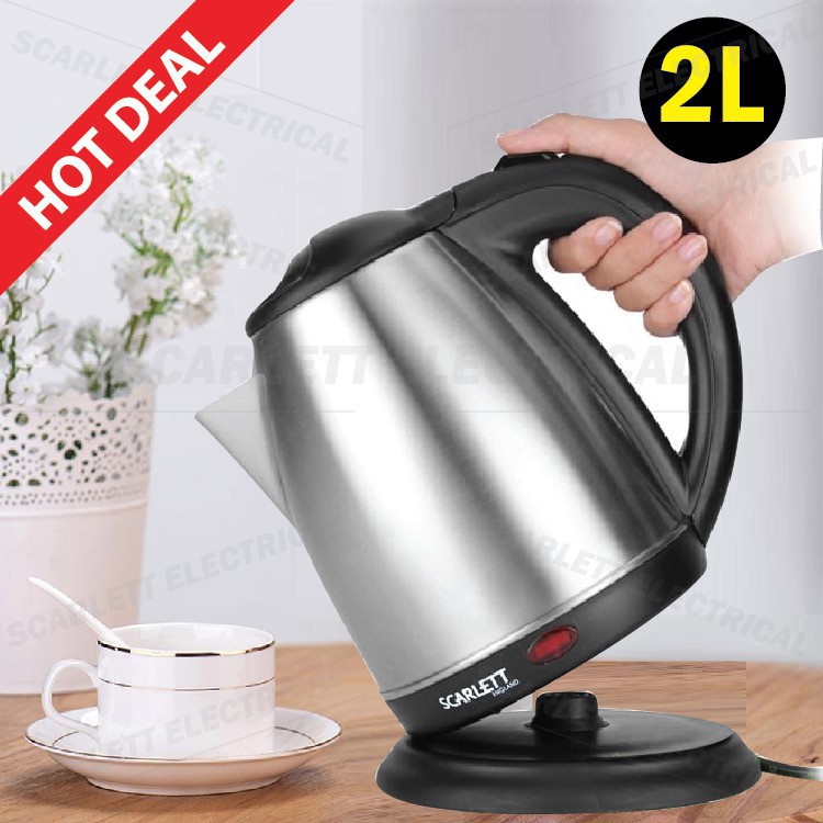 Teko Listrik 2liter Pemanas Air Scarlett Sc 20a Electric Heat Kettle 2l Teko Untuk Minum Teren 8175