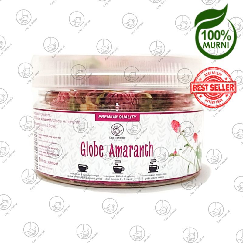 

Teh Bunga Amaranth Kering / Dried Globe Amaranth / Tisane/ Artisan Tea / Flower Tea / Teh Bunga / Tea Blend 100% PREMIUM