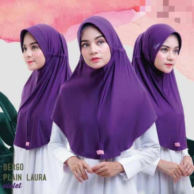 KERUDUNG SERUT L TALI IKAT BELAKANG JERSY PREMIUM/BERGO SPORT/JILBAB OLAH RAGA