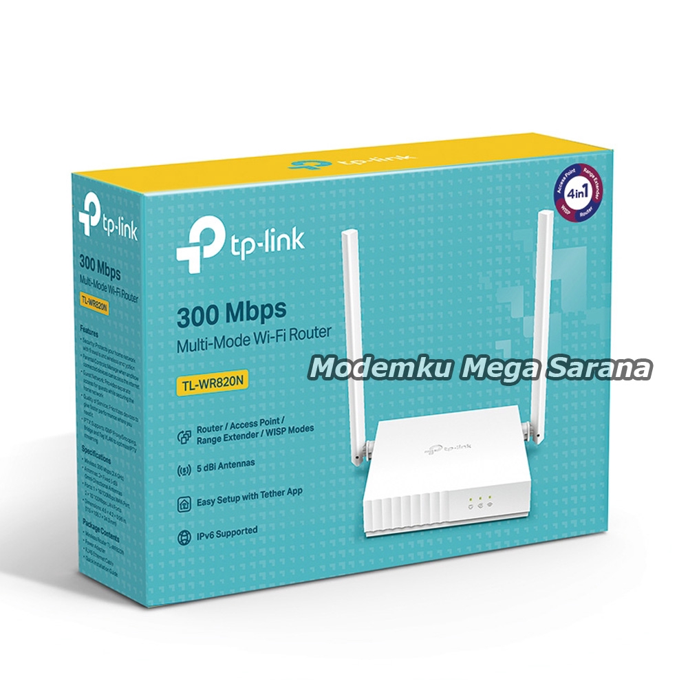 Wifi Router Range Extender - TP-Link TL-WR820N Router 300Mbps Multi Mode