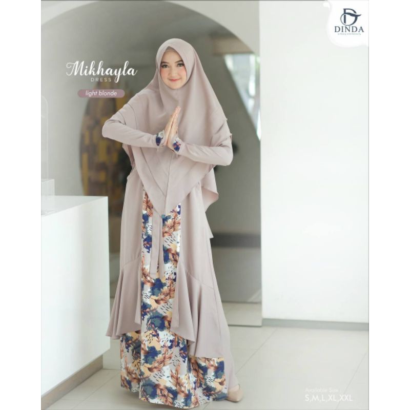 MIKHAYLA GAMIS SET SYARI ORI DINDA GAMIS