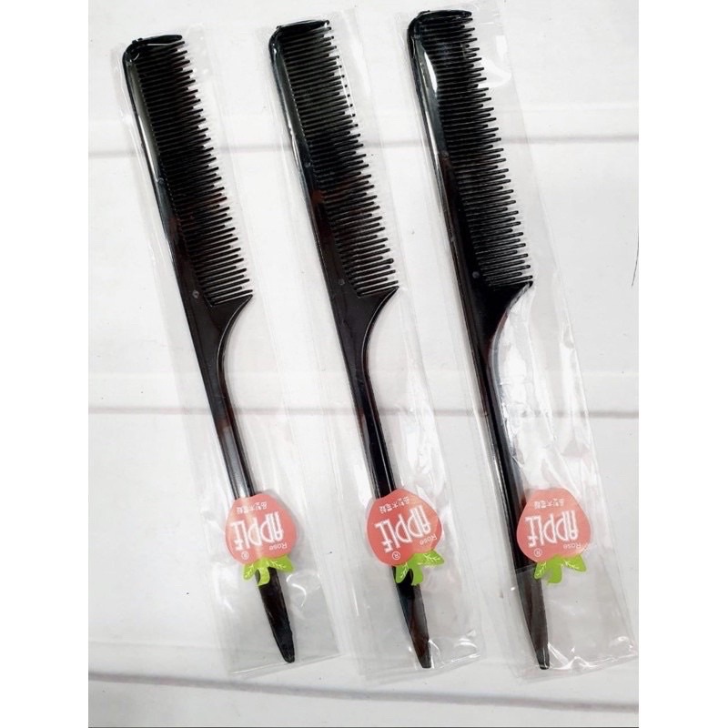 Sisir Sasak Blow Lancip 23CM Salon Rambut Sisir Plastik / sisir gagang lancip