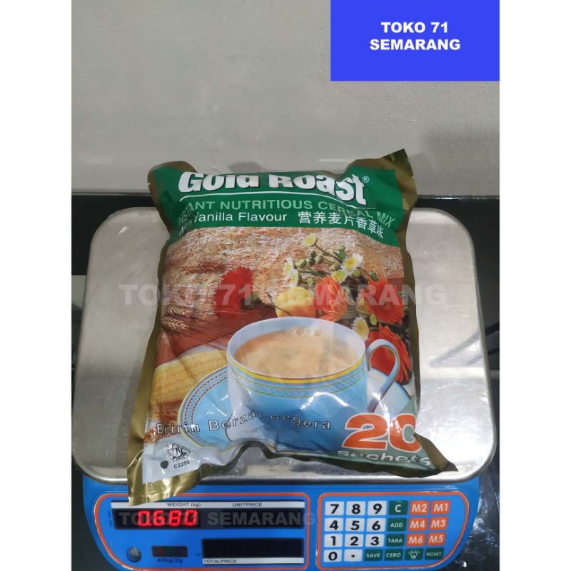 

Gold Roast Instant Nutritious Cereal Mix 600 gr (20 sachets x 30 gr)