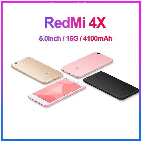 Xiaomi Redmi 4X 3/32GB-2/16GB -Gransi 1tahun -black/gold