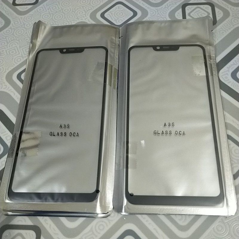 GLASS OCA OPPO A3S/REALME2/REALMEC1