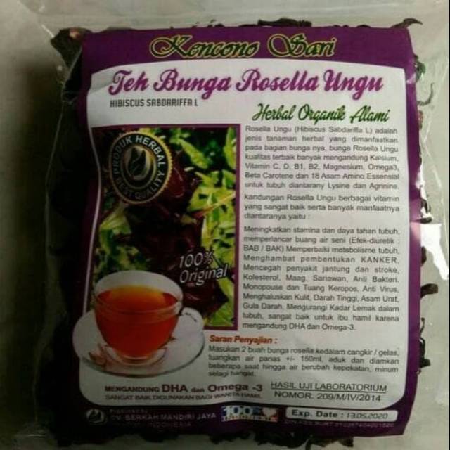 

Teh Bunga Rosella Ungu Koncono Sari 100gr