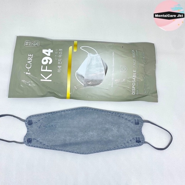 Masker KF94 ICARE 4PLY Embos I-Care Korea Earloop KF 94 Premium Quality