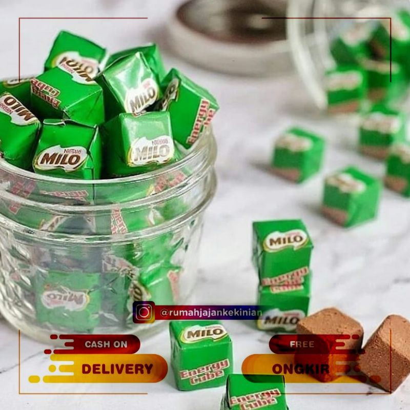 milo cube 5pcs /coklat milo/ permen milo KEMASAN REPACK