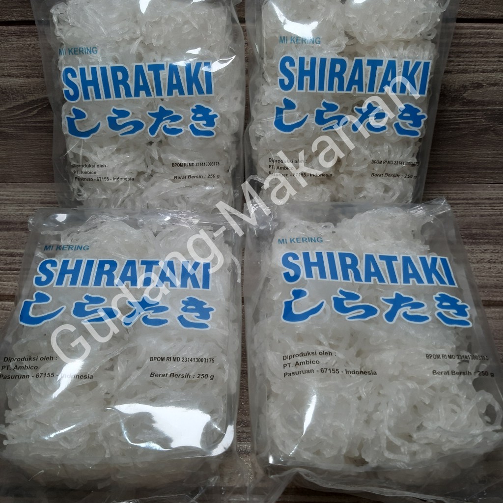 Dry Shirataki - 250g (Mie Kering Shirataki)