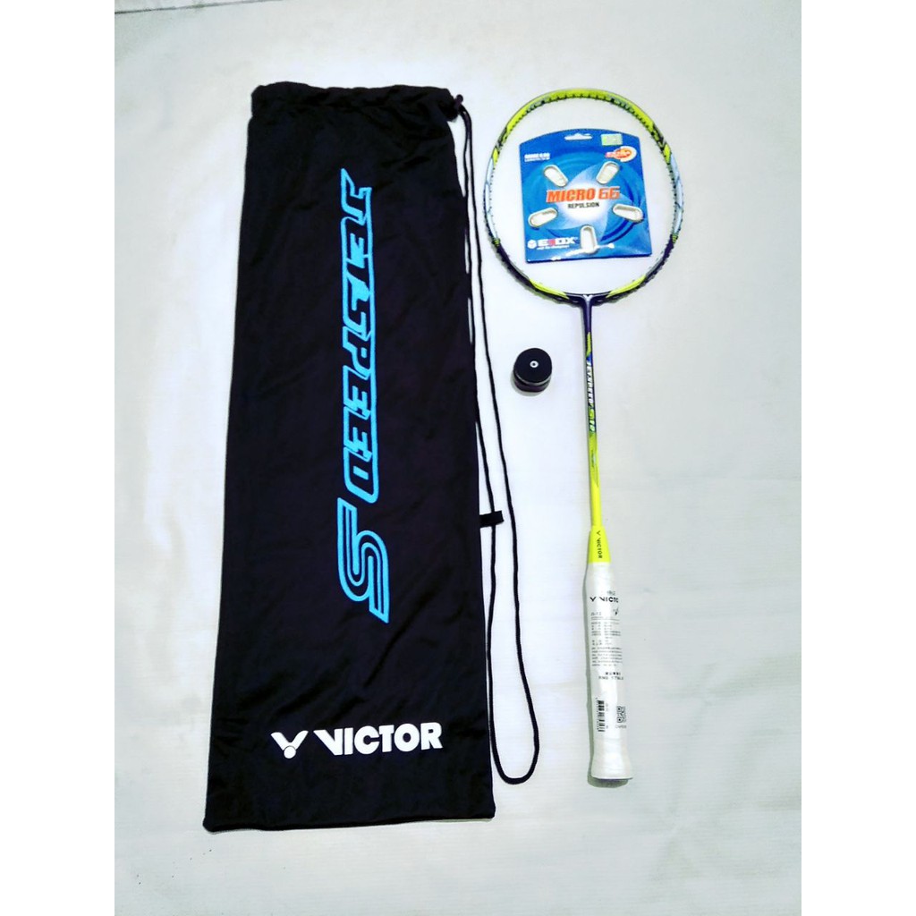 Raket Badminton Victor Jetspeed 12 Import Limited Edition BONUS ( tas + senar + grip )