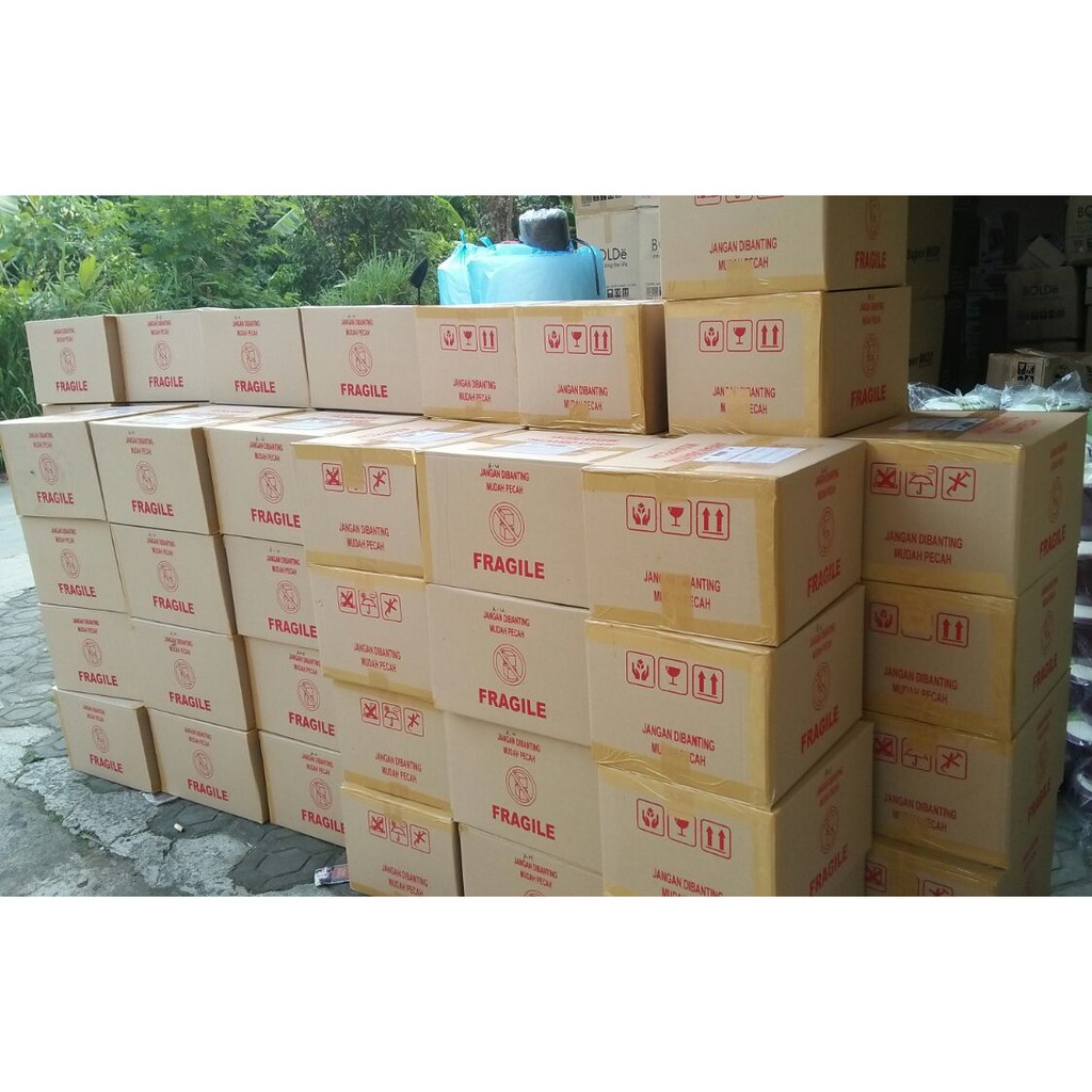 Kardus Packing Kardus Baru ada Tulisan Fragile Jangan dibanting Dus Packing Baru Kotak Penyimpanan