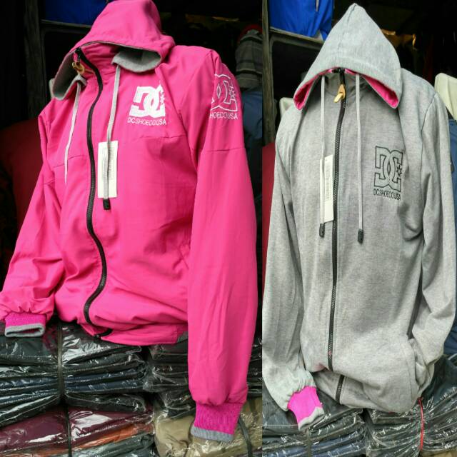 jaket bolak balik dc