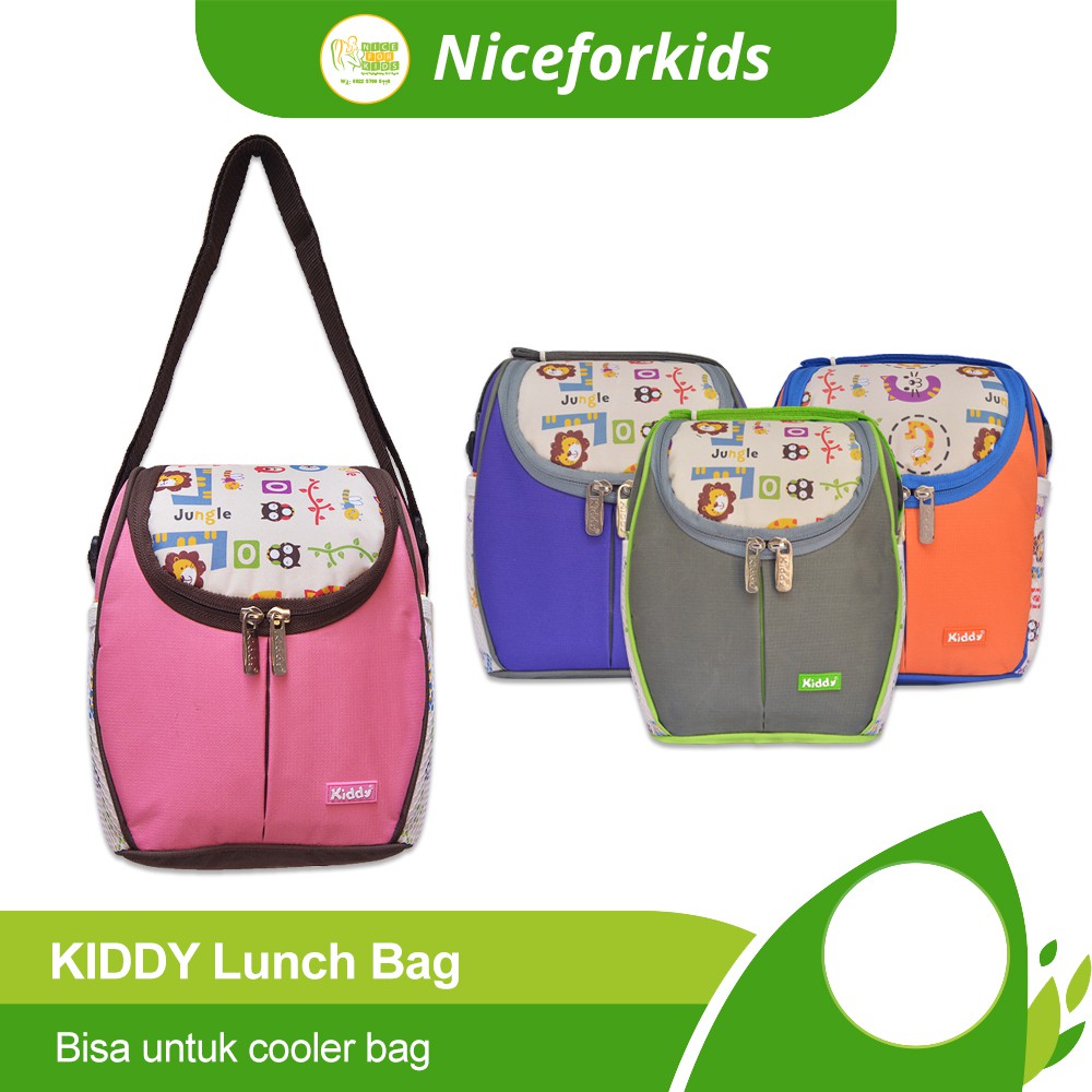 KIDDY Lunch Bag / Cooler Bag Selempang / Tas Bayi Penyimpan ASI dan Makanan