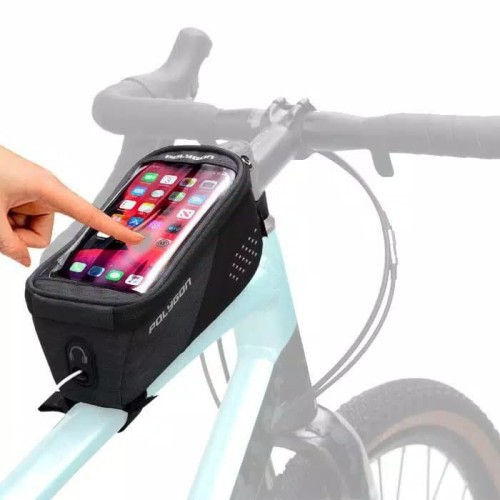 Polygon Tas Frame Sepeda Polygon Top Tube Bag With Phone Display