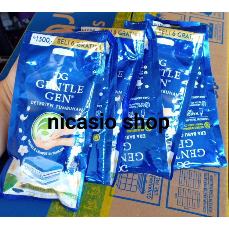 agen distributor sembako detergen cair tumbuhan gentle gen sachet renceng pack murah deterjen