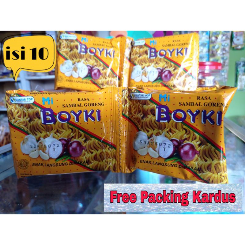 MIE BOYKI ISI 10 / SNACK JADUL BOYKI / JAJAN JADUL BOYKI / JAJAN MIE BOYKI