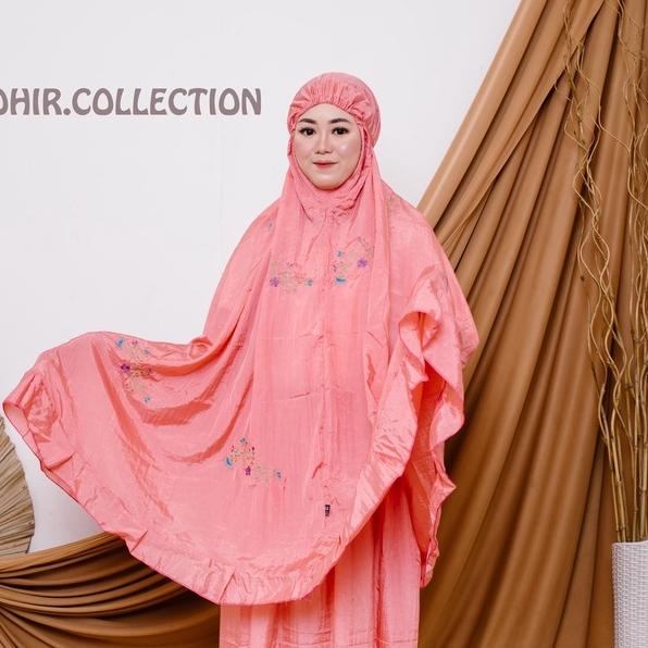 [KODE JHAYU] Mukena Parasut Traveling Jumbo Bordir Dewasa Mukena Parasit Tebal Premium