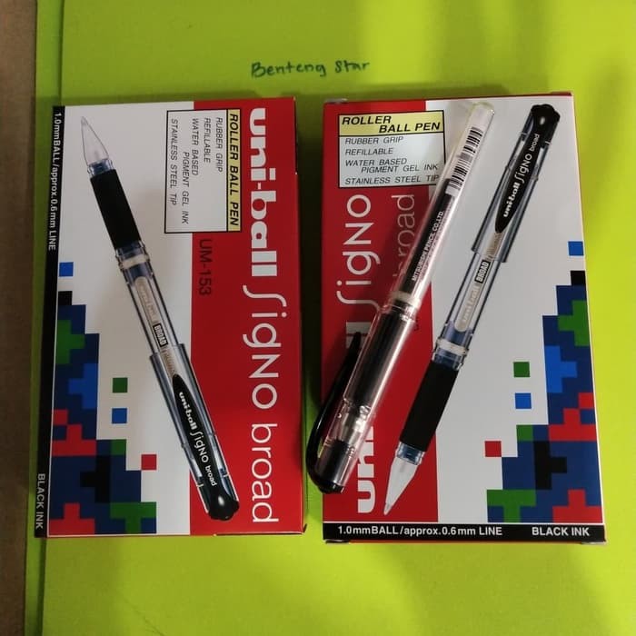 

GROSIR Pen Uniball Signo / Pen tanda tangan - Biru