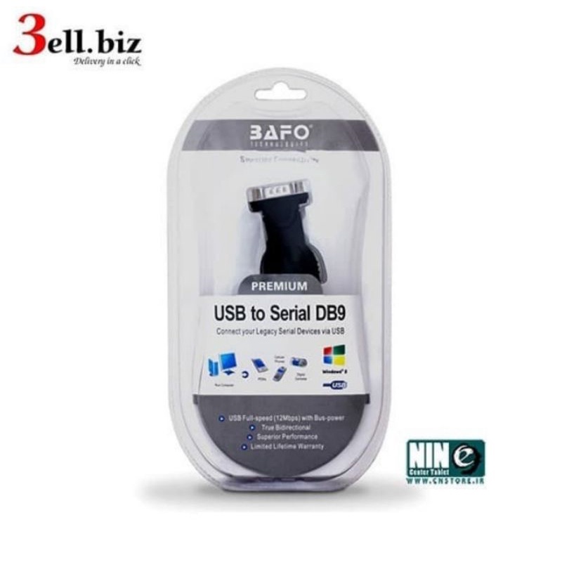 KABEL CONVERTER USB TO RS232 SERIAL DB9 BAFO ORIGINAL / USB TO RS232