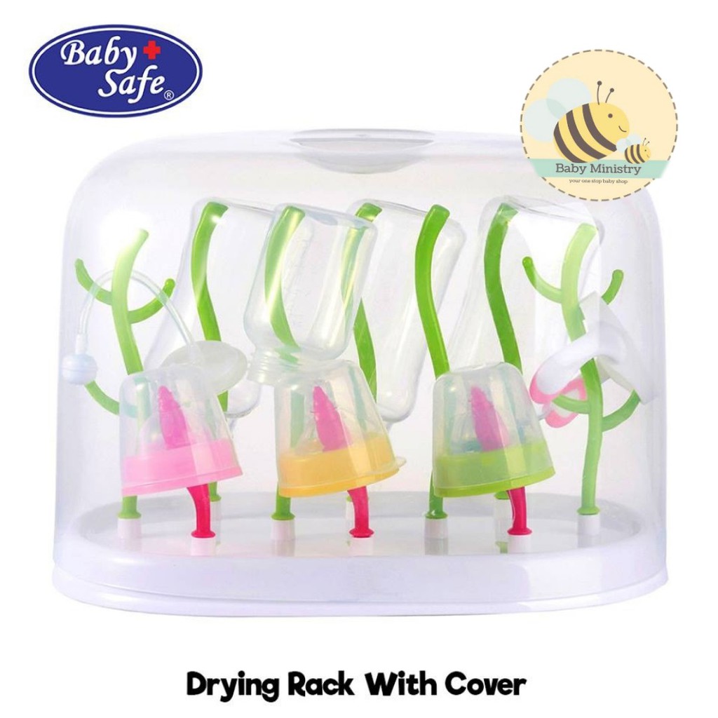 Baby Safe - Drying Rack with cover / pengering botol