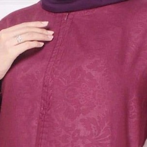 Gamis Citra Embos / Gamis Wanita Muslim / Gamis Syari Embos-Embos Maroon