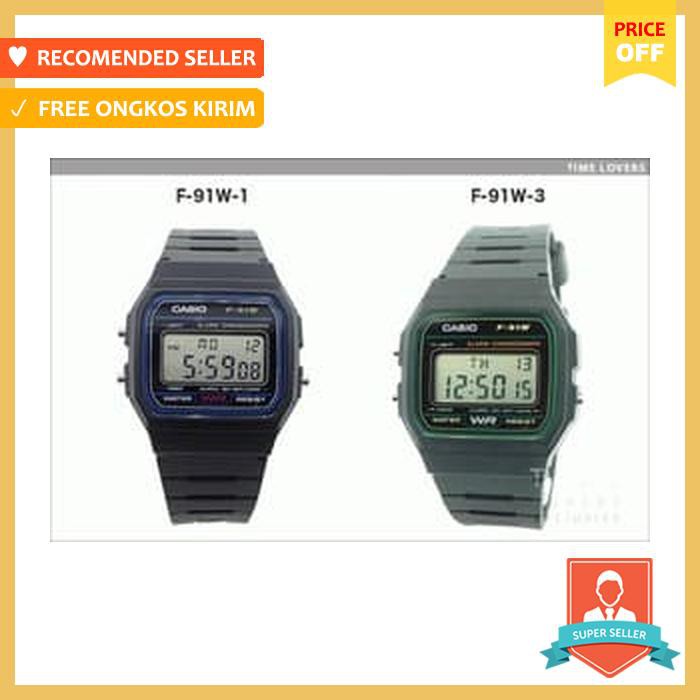 Casio F 91W Dan F 91Wga Original