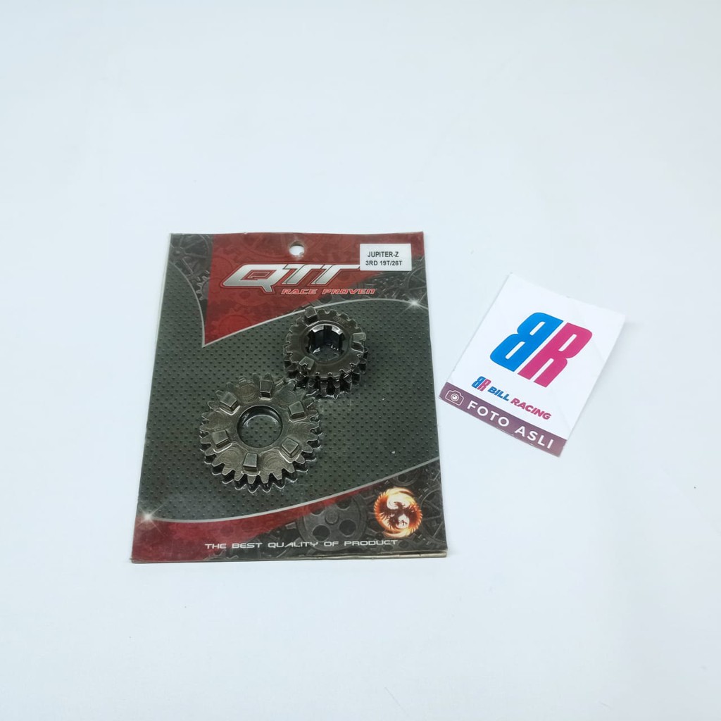 GEAR RASIO GIGI 3 JUPITER Z 19- 26 QTT RACING