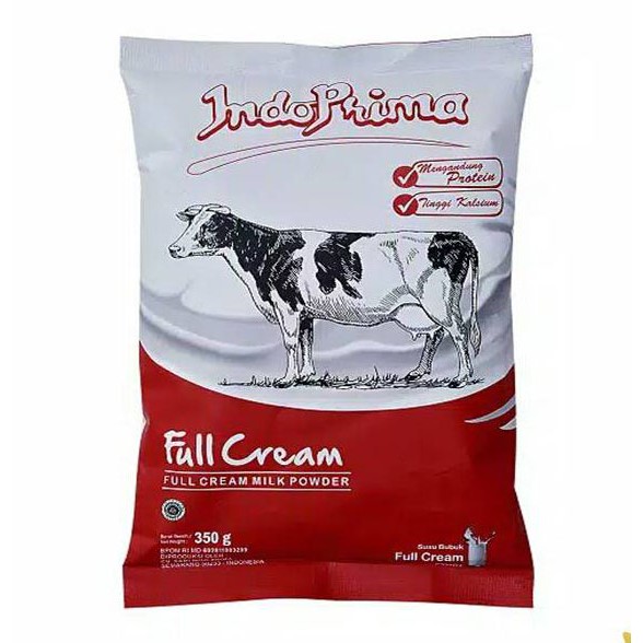 

Susu Penggemuk Badan INDOPRIMA FULLCREAM 350 Gram