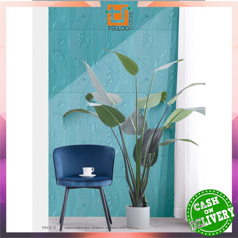 OFM-C217 - C224 Wallpaper 3D Foam Motif / Wallfoam Sticker Dinding Kamar / Walpaper Dinding Bata-6