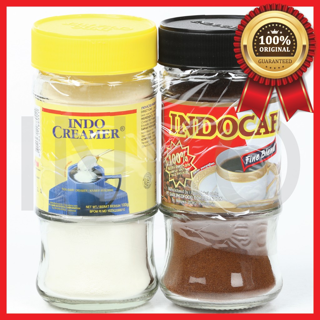 

INDOCAFE SPECIAL SET INDO CREAMER 100GR INDOCAFE FINE BLEND 50GR