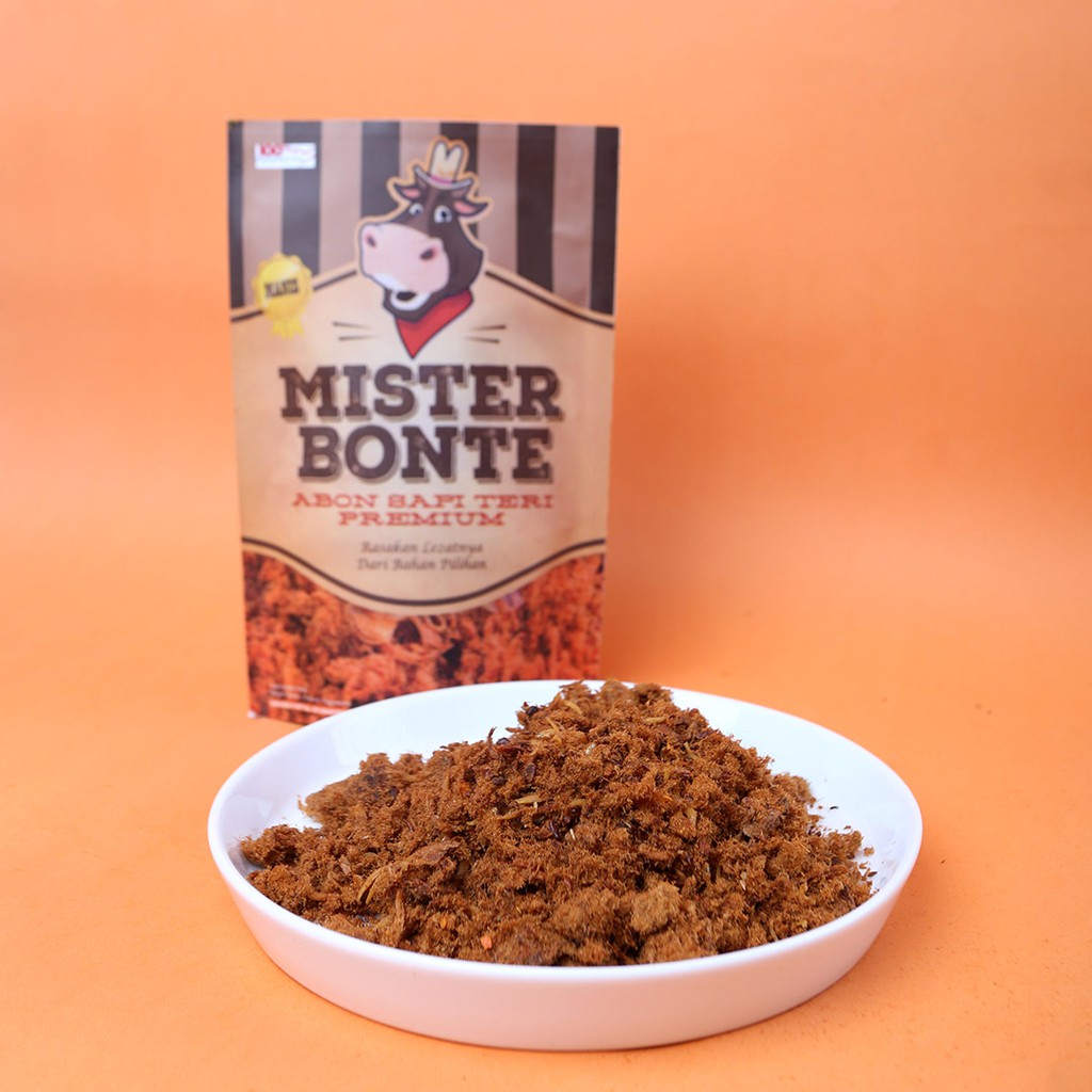 

Abon Sapi Teri Mister Bonte 70gr