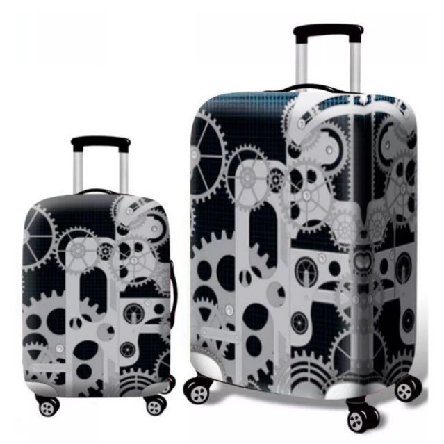 Sarung PELINDUNG koper/Cover luggage bag ELASTIS motif import